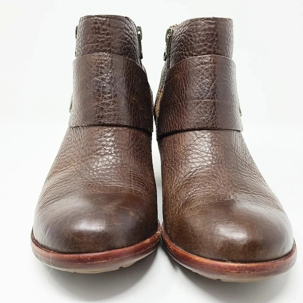 Kork-Ease Isa Dark Brown Leather Ankle Boots 6.5 - Picture 4 of 13